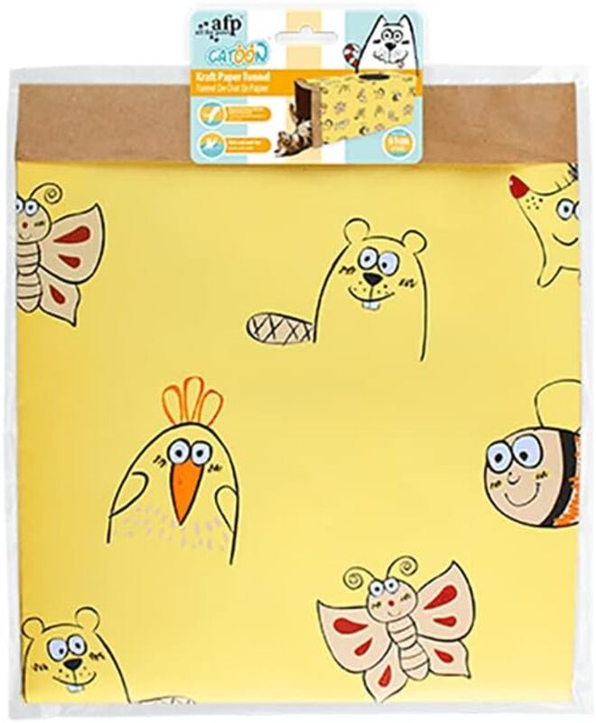 Carton Kraft Paper Tunnel Yellow